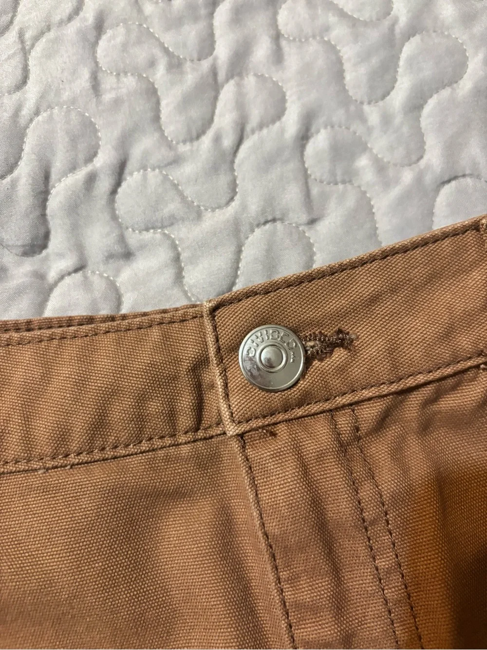H&M Divided Brown Denim Mini Skirt